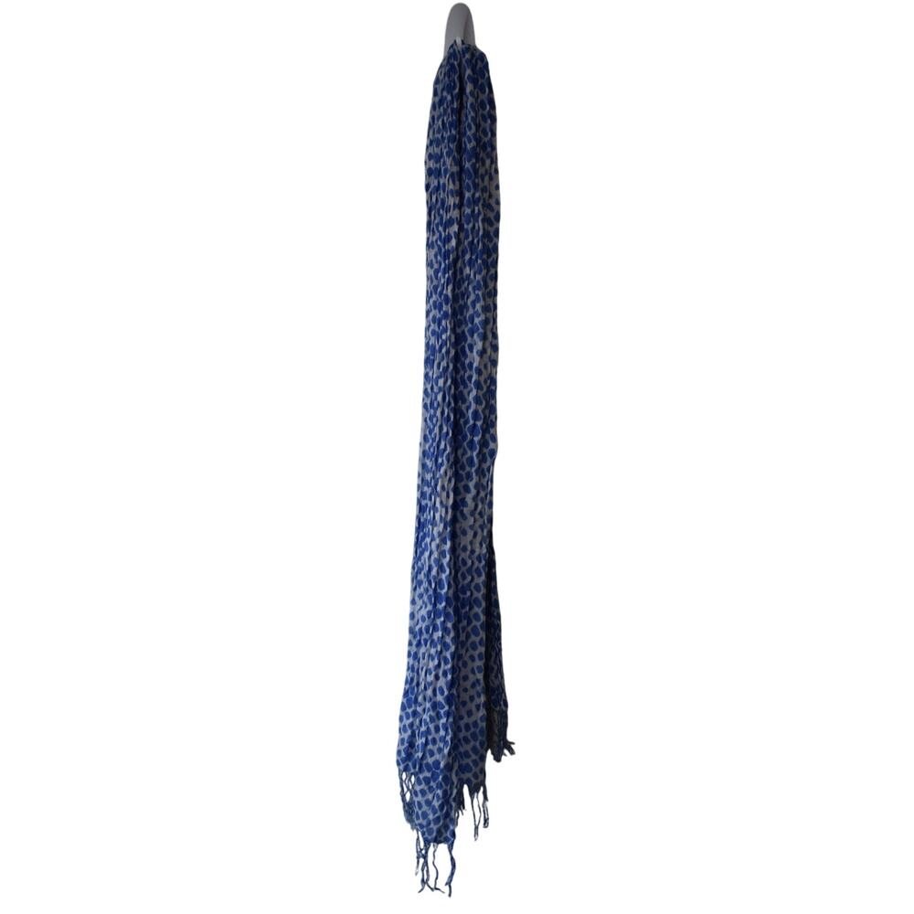 Blue Teardrop Scarf